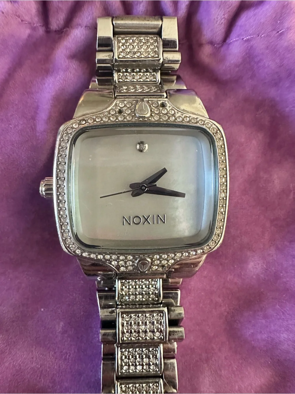 Nixon VIP Pass Small Player Silver Stainless Steel Watch
